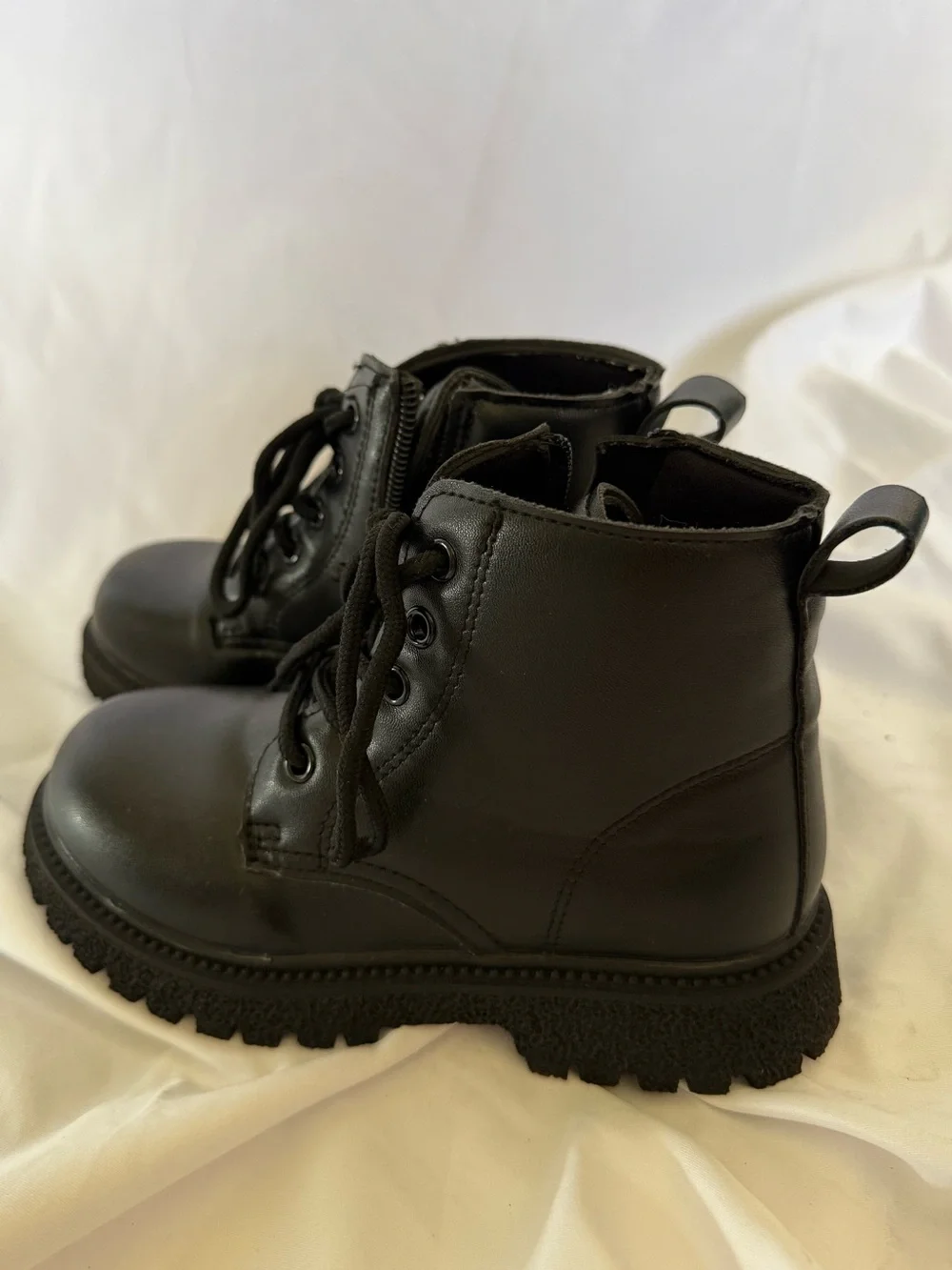 Kids black boots